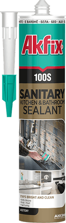 IGAKFIX100S Clear Silicone Sanitary, Kitchen & Bathroom Silicone