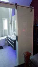 ISLLAGWM5BSS Brushed Stainless Wall Mount Roller Sliding System