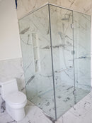 ISH222AEDCP/BM Adjustable Chrome Glass to Glass 180 Degree Hinge