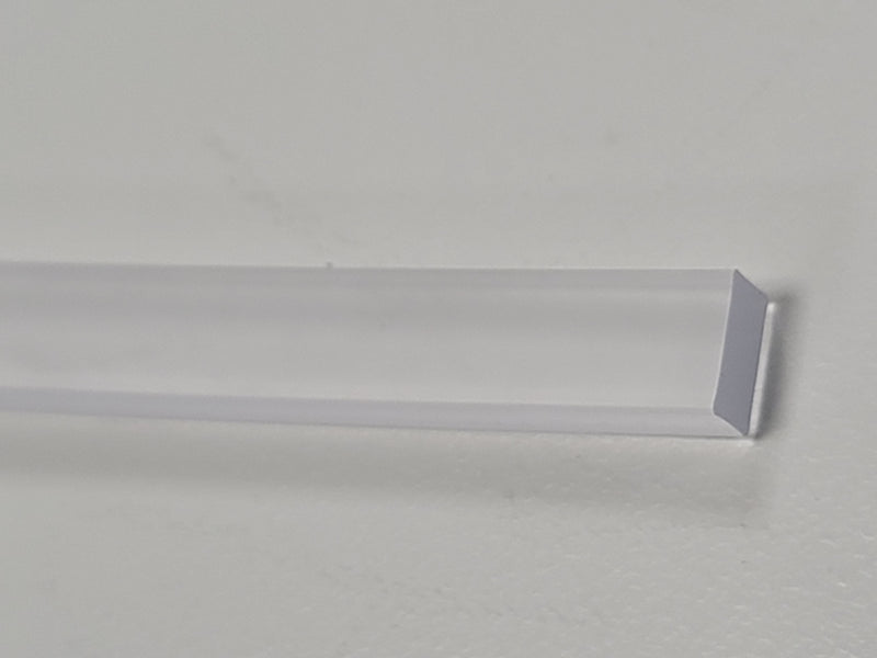 IGSHIMS250C Paquete de bloques de ajuste de plástico transparente de 1/4" x 1/4" x 2"-100 piezas
