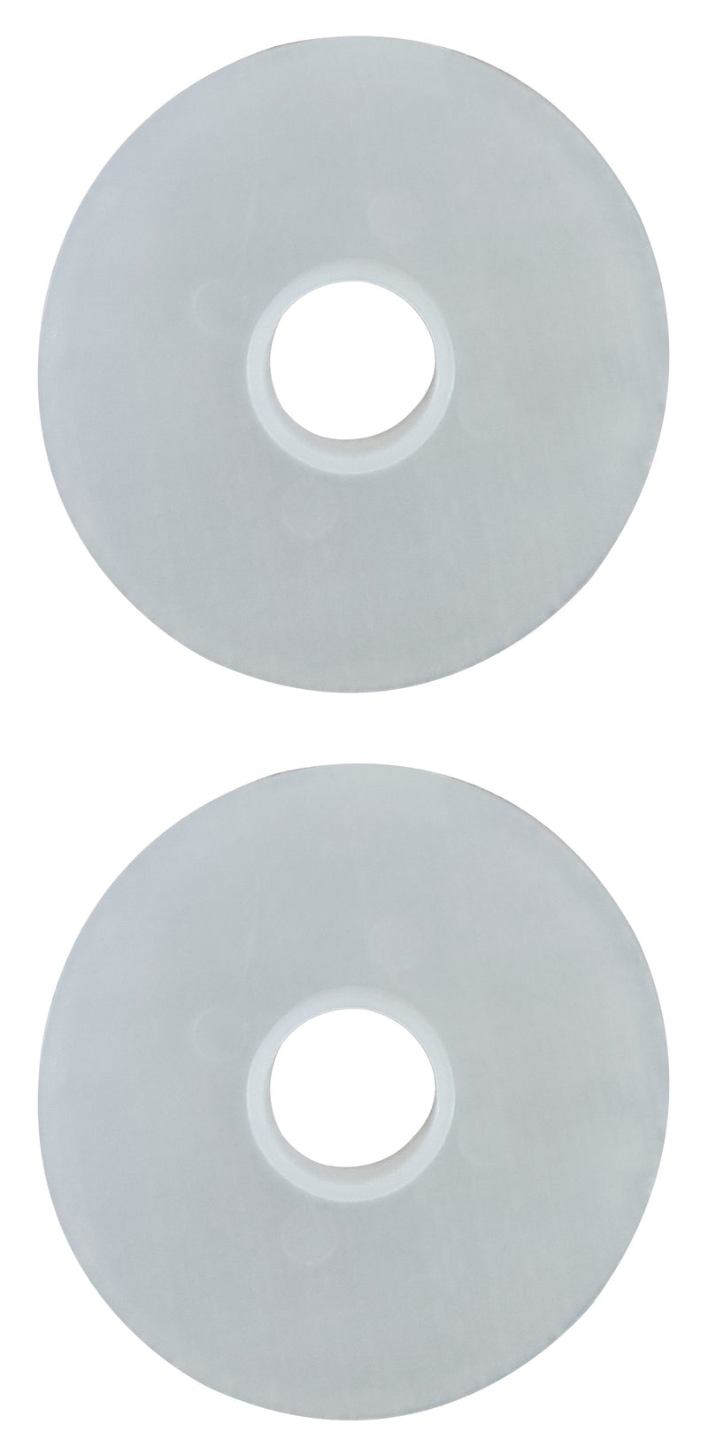 ISOGAS2DW Junta de plástico blanco de 2" de diámetro, par