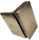 gold offset clamp for glass