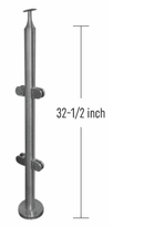 IPR1.66S36L316 Round Stainless Steel 36" Inline SS316