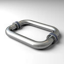 IGH6X6DCMCP/BN/BM/BG/GP/PN Shower Door Handle CTC D-Handle 6"