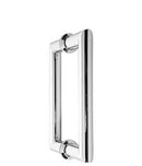 IGH6X6CMCP Chrome Round Tubing Mitered Square Handle CTC 6"