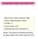 IGSUCCUP90DEGREE Corner Glass Suction Cups 35kg
