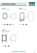 IGHS558X8PSS/BSS/BG/BM Round Pull Handle CTC 8" Ladder Back-to-Back Ladder Style Overall 12"