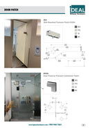 IPF4BS/PS/BL/SA  Wall Mounted Transom Patch SS304