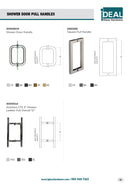 IGH8X8EDCP/BN/BM/BG  Square Pull Handle CTC 8" Handle