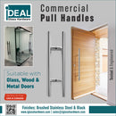 IGH5512X12BS/PS/BL/BG Round Ladder Handle CTC 12-inch Back-to-Back Pull Overall 24-inch