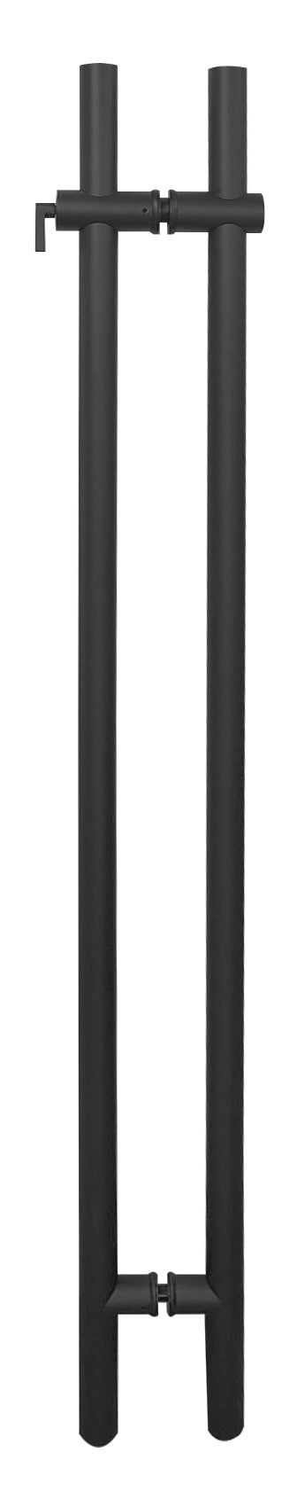 IGHL5548X48BL Matte Black Stainless 60" Overall Locking Ladder Pull CTC 48"
