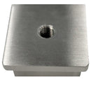 IECSQWH16S Square End Cap With M8 Hole SS316