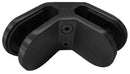 IGC90GG16BL Abrazadera de vidrio redonda negra de 90 grados para vidrio SS316 de 3/8"-1/2"