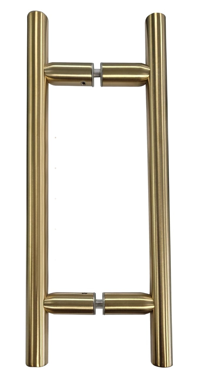 IGHS558X8PSS/BSS/BG/BM Round Pull Handle CTC 8" Ladder Back-to-Back Ladder Style Overall 12"
