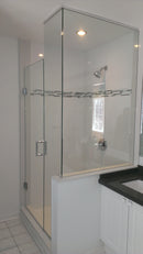 IGH6X6CMCP Chrome Round Tubing Mitered Square Handle CTC 6"