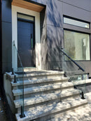 IGBR3X3A16FBS/BL Soporte de barandilla de vidrio con brazo ajustable fijo SS316