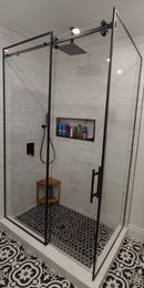 ISLSERGC90BL 哑光黑色 90 度玻璃连接器