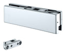 IPF6BS Brushed Stainless Adjustable Top Door Patch For Overhead Door Closer