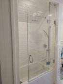 hinge shape glass clamp