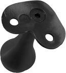 ITSR42404FBL 黑色固定管支撑圆形，适用于 42.4 毫米管 SS304