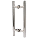 IGHS558X8PSS/BSS/BG/BM Round Pull Handle CTC 8" Ladder Back-to-Back Ladder Style Overall 12"