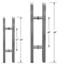 ILHSQ48x48BS/BL Square Ladder Style CTC 48" Back-to-Back Pull Overall 60"