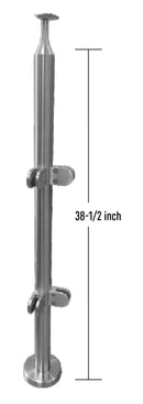 IPR1.66S42C316 Round Stainless Steel 42" Corner SS316