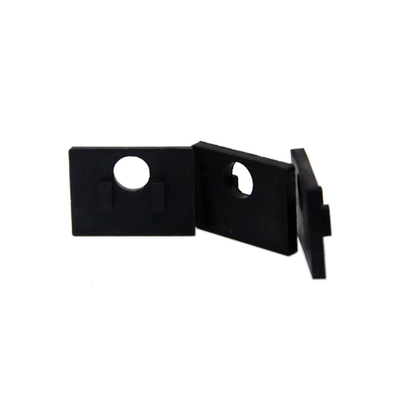 IGSMSQ10MM  Small Square Glass Clip Rubber For 10mm Glass