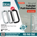 IGHCM12X12BS/BL/SA 圆形管状手柄背对背 CTC 12" 带金属垫圈