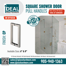 IGH6X6EDCP/BN/BM/BG/GP/PN Square Pull Handle CTC 6" Back To Back