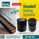 black 2 inch standoffs with 1.5inch spacer