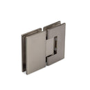 ISH222EDBM/CP/BN/BG/PN Black Glass to Glass 180 Degree Hinge