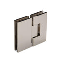 ISH222EDBM/CP/BN/BG/PN Black Glass to Glass 180 Degree Hinge