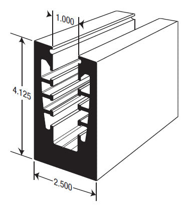 Square Base Shoe IBASESHOED Aluminum Heavy-Duty Square Base Shoes Drilled 110-1/2