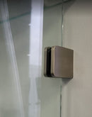 IGCLSQF16S Clip de vidrio cuadrado grande SS316 55 mm x 55 mm para vidrio de 6-12 mm