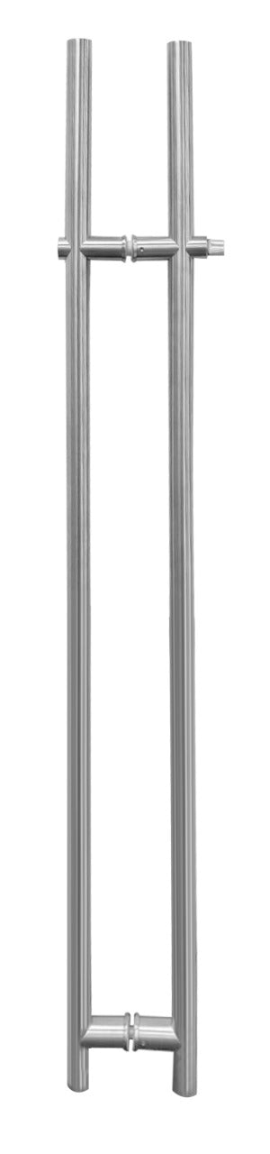 IGHL5560X60BS Brushed Stainless 59-1/16" Overall Ladder Style Handle With Lock