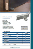 ICFHW100 Concealed Floor Spring For Wooden/ Aluminum Doors