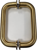 IGH8X8DCMCP/BN/BM/BG/GP Shower Door Handle CTC  8" D-Handle