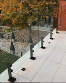 IMINIALUSO13BL Mini poste con soporte de aluminio negro