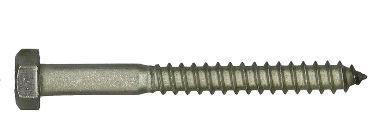 IFAM84LAGSS Stainless Steel M8 X 4" LONG LAG BOLT SS304