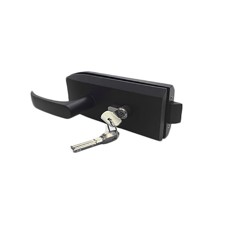 IPL311WGBS/PS/BL Wall To Glass Mounted Latch with Lock and Thumb-turn