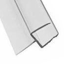 IPS2 Clear Bottom/ Side Door Sweep With Middle Fin for 3/8" Glass 84"