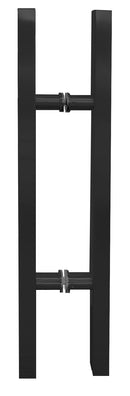 ILHSQ12x12BS/BL Manija de escalera cuadrada CTC 12" Tirador espalda con espalda Total 24"