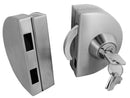 IPL4A4BBSS Brushed Stainless Glass To Glass Lock No-Cutout