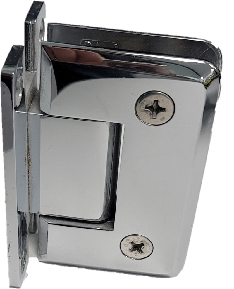 H-ISHP11CP Chrome Beveled Wall To Glass Hinge (H Plate)