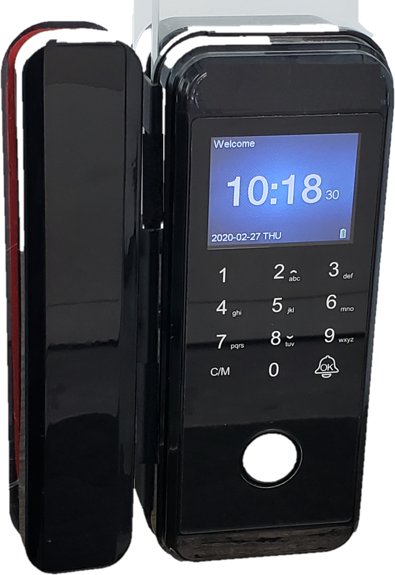 IAMDLG2GBLACK New Smart lock For Swing Door With App & Remote (No Glass Cutout)
