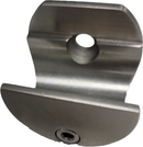 ISLLAGTUBEWMBSS 拉丝不锈钢顶部滑管壁挂式夹具