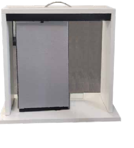 ISLWOODA1WAASAKIT Kit de puerta corredera para puertas individuales de madera/aluminio